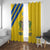 Custom Saint Lucia Football Window Curtain 2025 Go Champions - Yellow Version