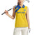 Custom Saint Lucia Football Women Sleeveless Polo Shirt 2025 Go Champions - Yellow Version