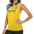 Custom Saint Lucia Football Women Sleeveless Polo Shirt 2025 Go Champions - Yellow Version