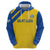 Custom Saint Lucia Football Zip Hoodie 2025 Go Champions - Yellow Version