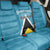 Custom Saint Lucia Football Back Car Seat Cover Flag Style