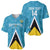 Custom Saint Lucia Football Baseball Jersey Flag Style