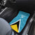 Custom Saint Lucia Football Car Mats Flag Style