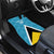 Custom Saint Lucia Football Car Mats Flag Style