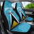 Custom Saint Lucia Football Car Seat Cover Flag Style