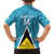 Custom Saint Lucia Football Family Matching Long Sleeve Bodycon Dress and Hawaiian Shirt Flag Style