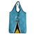 Custom Saint Lucia Football Grocery Bag Flag Style