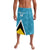 Custom Saint Lucia Football Lavalava Flag Style