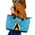 Custom Saint Lucia Football Leather Tote Bag Flag Style