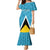 Custom Saint Lucia Football Mermaid Dress Flag Style