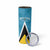 Custom Saint Lucia Football Skinny Tumbler Flag Style