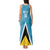 Custom Saint Lucia Football Tank Maxi Dress Flag Style