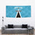 Custom Saint Lucia Football Tapestry Flag Style