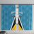 Custom Saint Lucia Football Window Curtain Flag Style