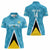 Custom Saint Lucia Football Women Polo Shirt Flag Style