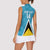 Custom Saint Lucia Football Women Sleeveless Polo Shirt Flag Style