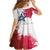 Custom United States Rugby Kid Short Sleeve Dress 2024 Pacific Go Eagles - Wonder Print Shop