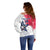 Custom United States Rugby Off Shoulder Sweater 2024 Pacific Go Eagles - Wonder Print Shop