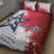 Custom United States Rugby Quilt Bed Set 2024 Pacific Go Eagles - Wonder Print Shop