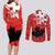 Custom Canada Rugby Couples Matching Long Sleeve Bodycon Dress and Long Sleeve Button Shirt 2024 Pacific Go Canucks - Wonder Print Shop