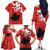 Custom Canada Rugby Family Matching Off The Shoulder Long Sleeve Dress and Hawaiian Shirt 2024 Pacific Go Canucks - Wonder Print Shop