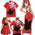 Custom Canada Rugby Family Matching Short Sleeve Bodycon Dress and Hawaiian Shirt 2024 Pacific Go Canucks - Wonder Print Shop