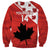 Custom Canada Rugby Sweatshirt 2024 Pacific Go Canucks