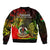 Polynesian Pride Vanuatu Bomber Jacket Reggae Polynesia Long God Yumi Stanap - Wonder Print Shop