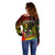 Polynesian Pride Vanuatu Off Shoulder Sweater Reggae Polynesia Long God Yumi Stanap - Wonder Print Shop