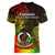 Polynesian Pride Vanuatu Women V Neck T Shirt Reggae Polynesia Long God Yumi Stanap - Wonder Print Shop