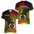 Polynesian Pride Vanuatu Women V Neck T Shirt Reggae Polynesia Long God Yumi Stanap - Wonder Print Shop