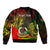 Personalised Vanuatu Bomber Jacket Reggae Polynesia Long God Yumi Stanap - Wonder Print Shop