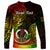 Personalised Vanuatu Long Sleeve Shirt Reggae Polynesia Long God Yumi Stanap - Wonder Print Shop