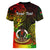 Personalised Vanuatu Women V Neck T Shirt Reggae Polynesia Long God Yumi Stanap - Wonder Print Shop