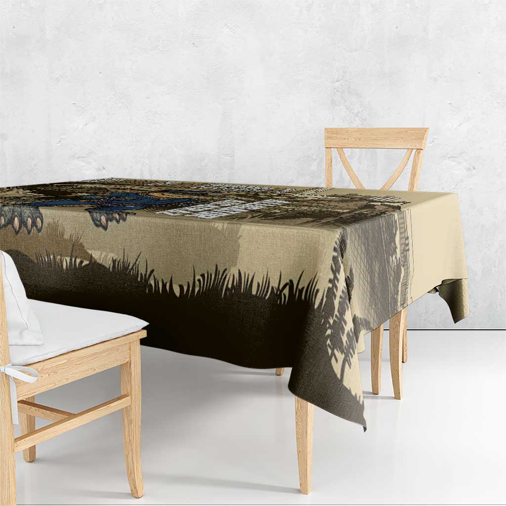 Alligator Alcatraz Tablecloth Police Gator Rock Penitentiary - Wonder Print Shop