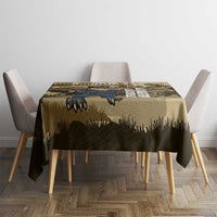 Alligator Alcatraz Tablecloth Police Gator Rock Penitentiary - Wonder Print Shop