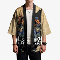 Alligator Alcatraz Kimono Gator and Python Restricted Area - Wonder Print Shop