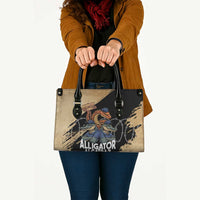 Alligator Alcatraz Leather Bag Gator and Python Restricted Area - Wonder Print Shop