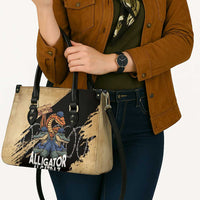 Alligator Alcatraz Leather Bag Gator and Python Restricted Area - Wonder Print Shop