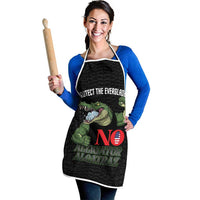 Protect The Everglades Apron Gator No Alligator Alcatraz - Wonder Print Shop