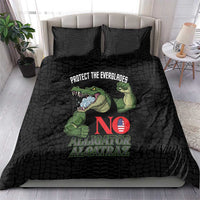 Protect The Everglades Bedding Set Gator No Alligator Alcatraz - Wonder Print Shop