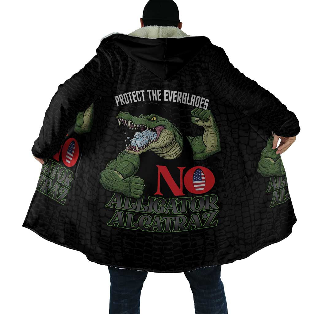 Protect The Everglades Cloak Gator No Alligator Alcatraz - Wonder Print Shop