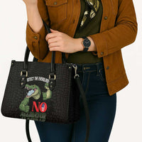 Protect The Everglades Leather Bag Gator No Alligator Alcatraz - Wonder Print Shop