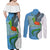 Guatemala Independence Day Couples Matching Off Shoulder Maxi Dress and Long Sleeve Button Shirts Guatemalan Quetzal 202st Anniversary - Wonder Print Shop