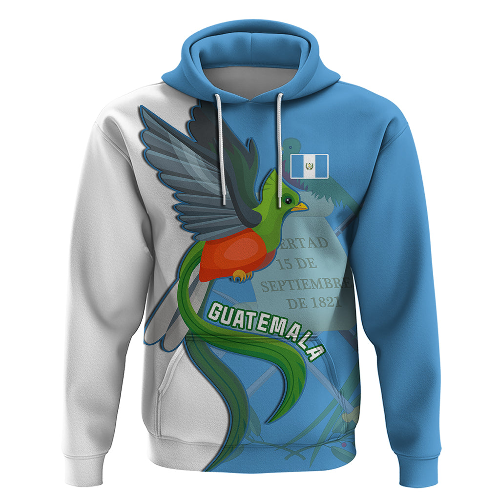 Guatemala Independence Day Hoodie Guatemalan Quetzal 202st Anniversary - Wonder Print Shop