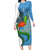 Guatemala Independence Day Long Sleeve Bodycon Dress Guatemalan Quetzal 202st Anniversary - Wonder Print Shop