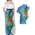 Custom Guatemala Independence Day Couples Matching Off Shoulder Maxi Dress and Hawaiian Shirt Guatemalan Quetzal 202st Anniversary - Wonder Print Shop