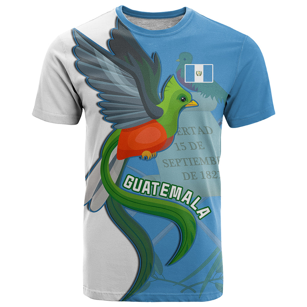 Custom Guatemala Independence Day T Shirt Guatemalan Quetzal 202st Anniversary - Wonder Print Shop