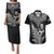 New Zealand Silver Fern Rugby Couples Matching Puletasi Dress and Hawaiian Shirt Go All Black 2023 World Cup - Wonder Print Shop