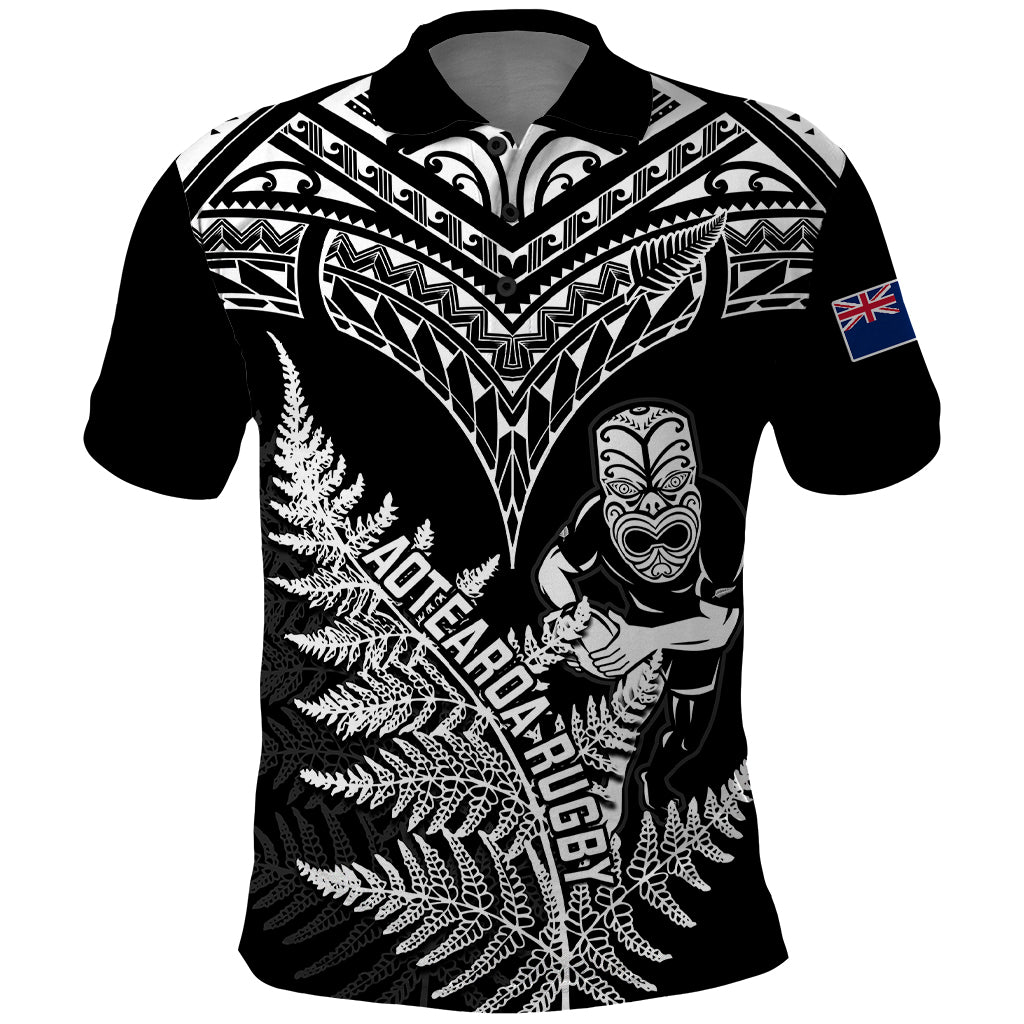 New Zealand Silver Fern Rugby Polo Shirt Go All Black 2023 World Cup - Wonder Print Shop